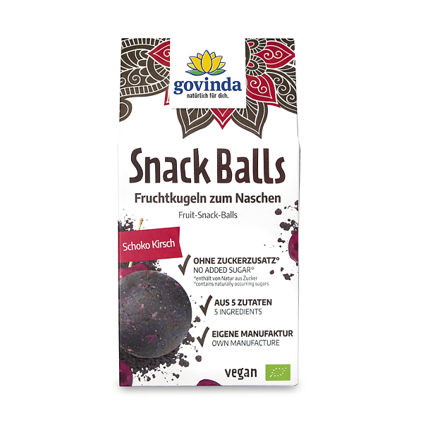 Govinda Snack Balls Schoko Kirsch
