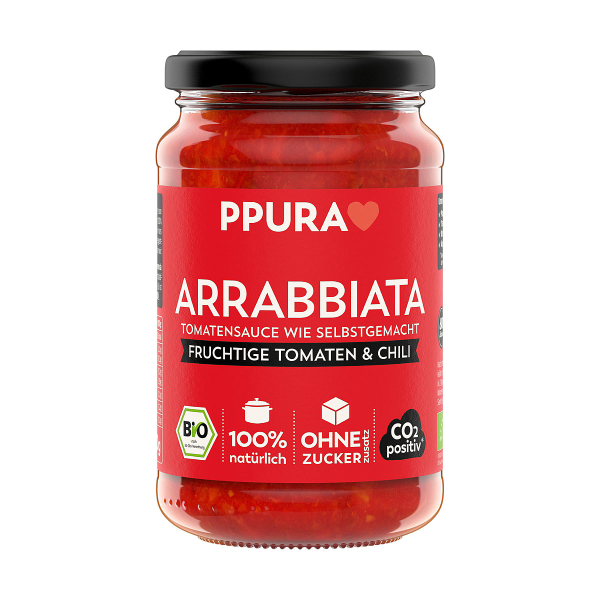PPURA Sugo Arrabbiata Fruchtige Tomaten & Chili